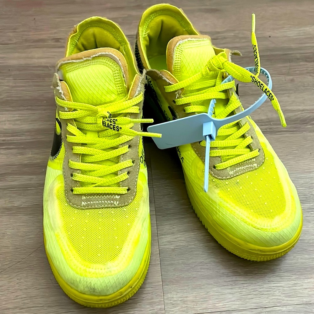 Off white nike sneakers! Used but they still look good and have a super vibe!